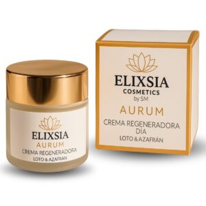 Crema Hidratante Facial con Extracto de Loto y Azafrán Elixsia Cosmetics – Efecto Antioxidante e Iluminador Natural