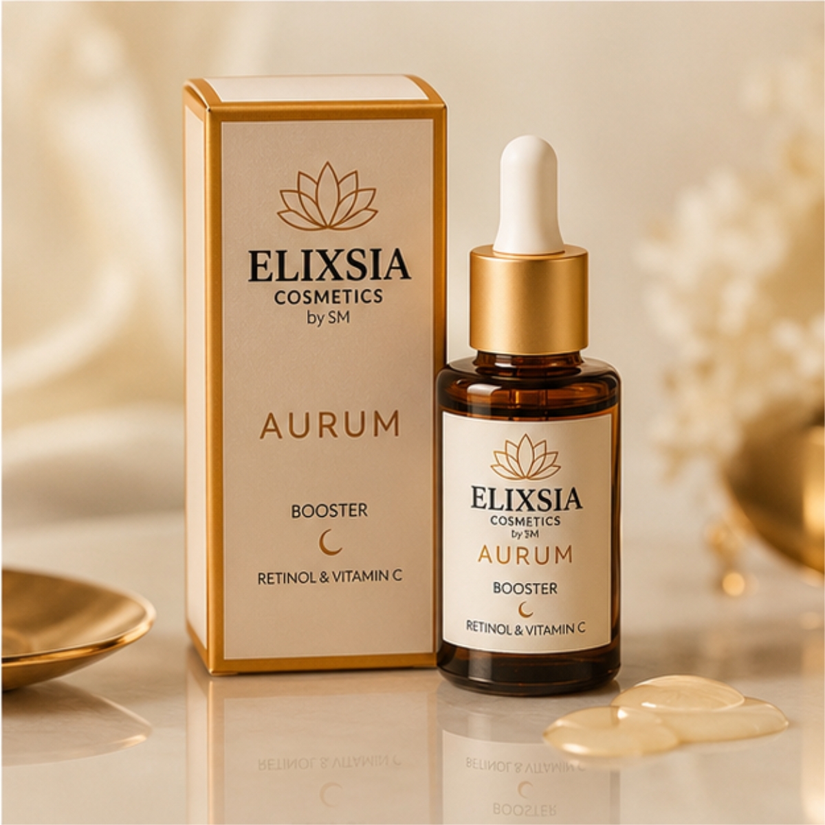 Serum-booster-aurum-retinol-vitamina-c 30ML - Imagen 2